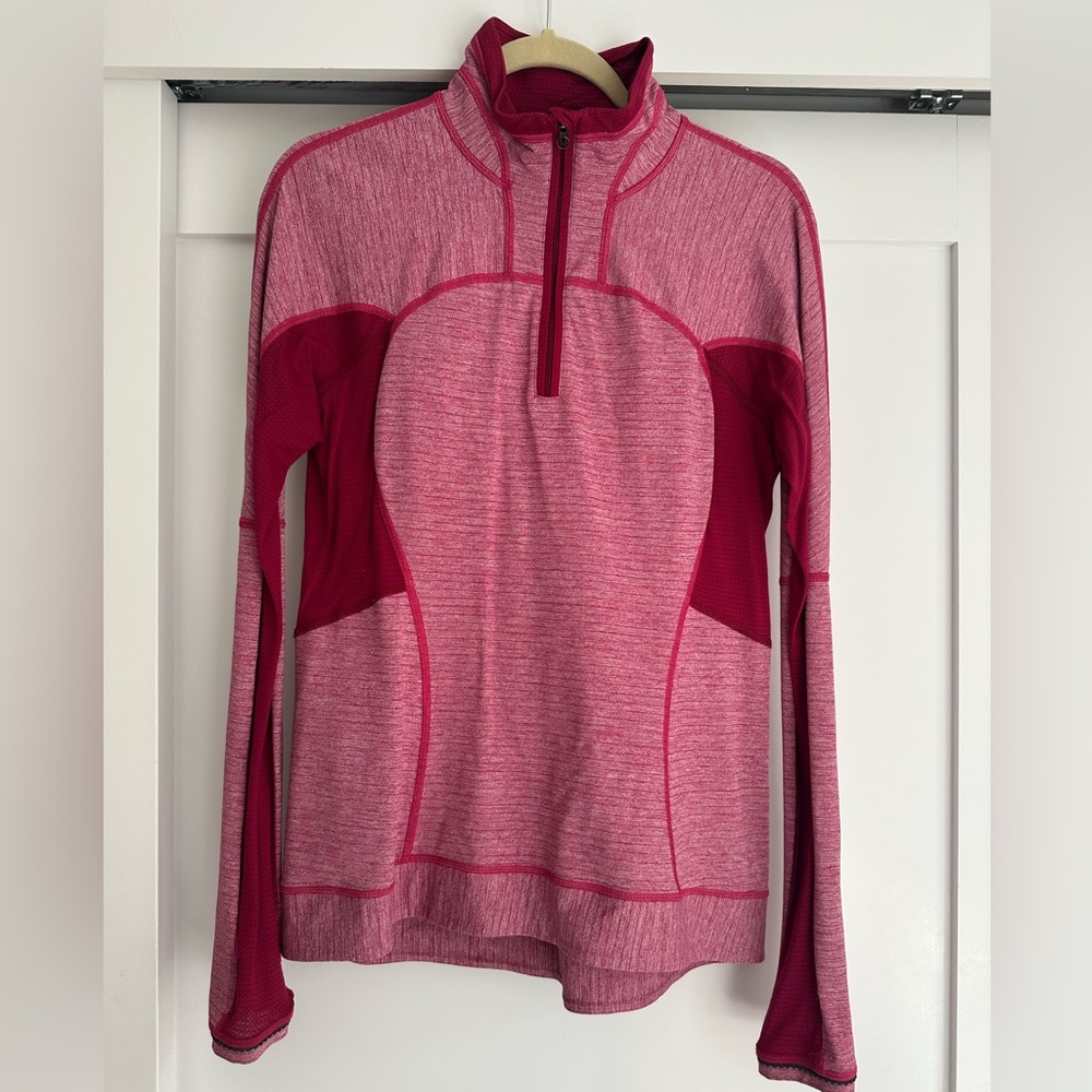 Pink Long-Sleeve Lululemon Quarter-zip